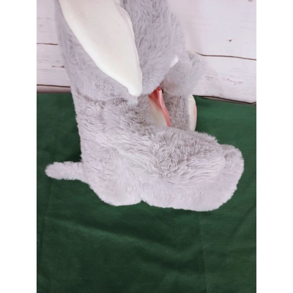 Walgreens Gray Elephant Plush Stuffed Animal Pink Bow Heart On Foot 11" - Picture 2 of 6